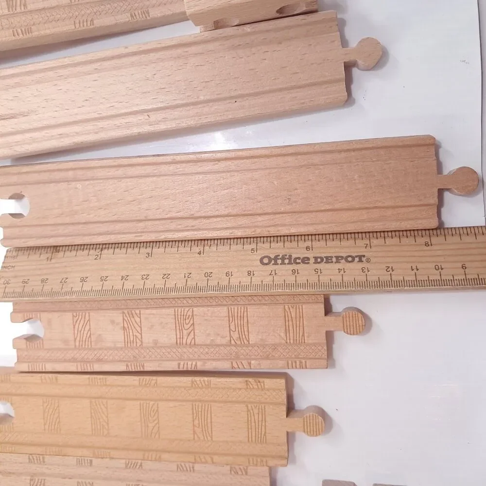 Thomas & Friends wooden wood track set 31 curve straight riser Ikea Melissa Doug